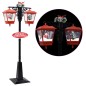 Weihnachts-Straßenlampe mit Weihnachtsmann 81 x 40 x 188 cm PVC Weihnachts-Straßenlampe mit Weihnachtsmann 81 x 40 x 188 cm PVC