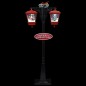 Weihnachts-Straßenlampe mit Weihnachtsmann 81 x 40 x 188 cm PVC Weihnachts-Straßenlampe mit Weihnachtsmann 81 x 40 x 188 cm PVC