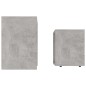 Couchtisch-Set Betongrau 48x30x45 cm Holzwerkstoff Couchtisch-Set Betongrau 48x30x45 cm Holzwerkstoff