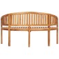 Bananenbank 151 cm Massivholz Teak Bananenbank 151 cm Massivholz Teak