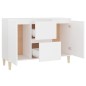 Sideboard Weiß 103,5x35x70 cm Holzwerkstoff Sideboard Weiß 103,5x35x70 cm Holzwerkstoff