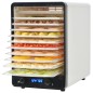 vidaXL Dörrgerät mit 10 Ablagen 550 W Weiß vidaXL Dörrgerät mit 10 Ablagen 550 W Weiß