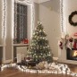 LED-Lichterkette mit 400 LEDs Kaltweiß 7,4 m PVC LED-Lichterkette mit 400 LEDs Kaltweiß 7,4 m PVC
