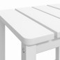 Adirondack-Gartentisch Weiß 38x38x46 cm HDPE Adirondack-Gartentisch Weiß 38x38x46 cm HDPE