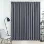vidaXL Verdunkelungsvorhang mit Haken Grau 290 x 245 cm vidaXL Verdunkelungsvorhang mit Haken Grau 290 x 245 cm