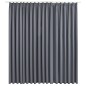 vidaXL Verdunkelungsvorhang mit Haken Grau 290 x 245 cm vidaXL Verdunkelungsvorhang mit Haken Grau 290 x 245 cm