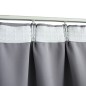 vidaXL Verdunkelungsvorhang mit Haken Grau 290 x 245 cm vidaXL Verdunkelungsvorhang mit Haken Grau 290 x 245 cm