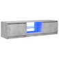 TV-Schrank mit LED-Leuchten Betongrau 140x40x35,5 cm TV-Schrank mit LED-Leuchten Betongrau 140x40x35,5 cm