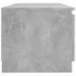 TV-Schrank mit LED-Leuchten Betongrau 140x40x35,5 cm TV-Schrank mit LED-Leuchten Betongrau 140x40x35,5 cm