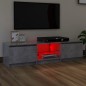 TV-Schrank mit LED-Leuchten Betongrau 140x40x35,5 cm TV-Schrank mit LED-Leuchten Betongrau 140x40x35,5 cm