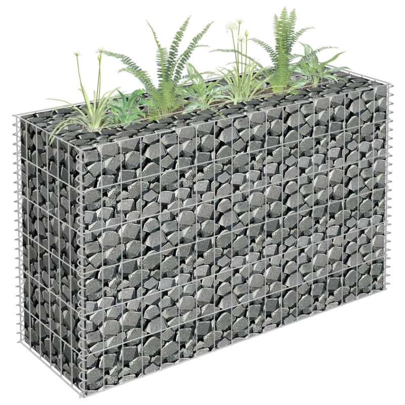 Gabionen-Hochbeet Verzinkter Stahl 90×30×60 cm Gabionen-Hochbeet Verzinkter Stahl 90×30×60 cm