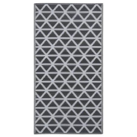 vidaXL Outdoor-Teppich Schwarz 190x290 cm PP