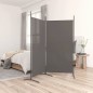 2-tlg. Paravent Anthrazit 175x180 cm Stoff 2-tlg. Paravent Anthrazit 175x180 cm Stoff