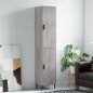 Highboard Grau Sonoma 34,5x34x180 cm Holzwerkstoff Highboard Grau Sonoma 34,5x34x180 cm Holzwerkstoff