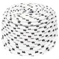 vidaXL Bootsseil Geflochten Weiß 6 mmx25 m Polyester vidaXL Bootsseil Geflochten Weiß 6 mmx25 m Polyester