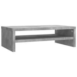 Monitorständer Betongrau 42x24x13 cm Holzwerkstoff