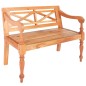 Batavia-Sitzbank 98 cm Mahagoni Massivholz Hellbraun Batavia-Sitzbank 98 cm Mahagoni Massivholz Hellbraun