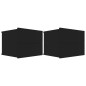 Nachttische 2 Stk. Schwarz 40x30x30 cm Holzwerkstoff Nachttische 2 Stk. Schwarz 40x30x30 cm Holzwerkstoff