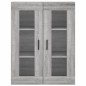 vidaXL Highboard Grau Sonoma 69,5x34x180 cm Holzwerkstoff vidaXL Highboard Grau Sonoma 69,5x34x180 cm Holzwerkstoff