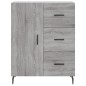 vidaXL Highboard Grau Sonoma 69,5x34x180 cm Holzwerkstoff vidaXL Highboard Grau Sonoma 69,5x34x180 cm Holzwerkstoff