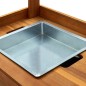 vidaXL Servierwagen Akazienolz Massiv 92 x 43,5 x 141,5 cm vidaXL Servierwagen Akazienolz Massiv 92 x 43,5 x 141,5 cm