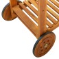 vidaXL Servierwagen Akazienolz Massiv 92 x 43,5 x 141,5 cm vidaXL Servierwagen Akazienolz Massiv 92 x 43,5 x 141,5 cm