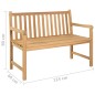 Gartenbank 114 cm Massivholz Teak Gartenbank 114 cm Massivholz Teak