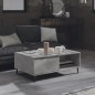 Couchtisch Betongrau 90x60x35 cm Holzwerkstoff Couchtisch Betongrau 90x60x35 cm Holzwerkstoff