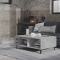 Couchtisch Betongrau 90x60x35 cm Holzwerkstoff Couchtisch Betongrau 90x60x35 cm Holzwerkstoff