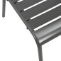 Stapelbare Gartenstühle 2 Stk. Stahl Grau Stapelbare Gartenstühle 2 Stk. Stahl Grau
