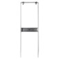 Pfostenträger 2 Stk. für WPC Zaun Stahl 40 cm Pfostenträger 2 Stk. für WPC Zaun Stahl 40 cm