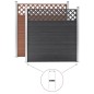 Pfostenträger 2 Stk. für WPC Zaun Stahl 40 cm Pfostenträger 2 Stk. für WPC Zaun Stahl 40 cm