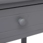 Nachttische 2 Stk. Grau 40x29x42 cm Paulownia Holz Nachttische 2 Stk. Grau 40x29x42 cm Paulownia Holz