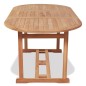 Gartentish 180x90x75 cm Teak Massivholz Gartentish 180x90x75 cm Teak Massivholz