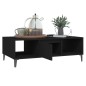 Couchtisch Schwarz 103,5x60x35 cm Holzwerkstoff Couchtisch Schwarz 103,5x60x35 cm Holzwerkstoff