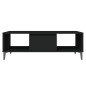 Couchtisch Schwarz 103,5x60x35 cm Holzwerkstoff Couchtisch Schwarz 103,5x60x35 cm Holzwerkstoff