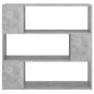 Bücherregal Raumteiler Betongrau 100x24x94 cm Bücherregal Raumteiler Betongrau 100x24x94 cm