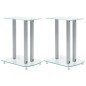 2x Luxus Lautsprecherständer Glas Lautsprecher NEU 2x Luxus Lautsprecherständer Glas Lautsprecher NEU