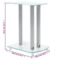 2x Luxus Lautsprecherständer Glas Lautsprecher NEU 2x Luxus Lautsprecherständer Glas Lautsprecher NEU