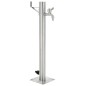 vidaXL Garten-Wassersäule Edelstahl Rund 65 cm vidaXL Garten-Wassersäule Edelstahl Rund 65 cm