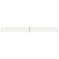 vidaXL Seitenmarkise Ausziehbar Creme 117x1200 cm