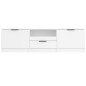 TV-Schrank Weiß 140x35x40 cm Holzwerkstoff TV-Schrank Weiß 140x35x40 cm Holzwerkstoff