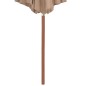 Sonnenschirm mit Holz-Mast 300 cm Taupe Sonnenschirm mit Holz-Mast 300 cm Taupe