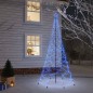 vidaXL LED-Weihnachtsbaum mit Metallstange 500 LEDs Blau 3 m vidaXL LED-Weihnachtsbaum mit Metallstange 500 LEDs Blau 3 m