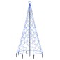 vidaXL LED-Weihnachtsbaum mit Metallstange 500 LEDs Blau 3 m vidaXL LED-Weihnachtsbaum mit Metallstange 500 LEDs Blau 3 m
