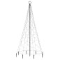 vidaXL LED-Weihnachtsbaum mit Metallstange 500 LEDs Blau 3 m vidaXL LED-Weihnachtsbaum mit Metallstange 500 LEDs Blau 3 m