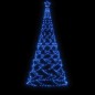 vidaXL LED-Weihnachtsbaum mit Metallstange 500 LEDs Blau 3 m vidaXL LED-Weihnachtsbaum mit Metallstange 500 LEDs Blau 3 m