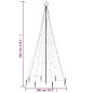 vidaXL LED-Weihnachtsbaum mit Metallstange 500 LEDs Blau 3 m vidaXL LED-Weihnachtsbaum mit Metallstange 500 LEDs Blau 3 m