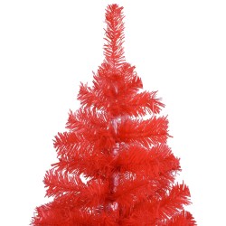 Künstlicher Weihnachtsbaum mit Ständer Rot 180 cm PVC