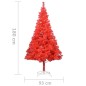 Künstlicher Weihnachtsbaum mit Ständer Rot 180 cm PVC Künstlicher Weihnachtsbaum mit Ständer Rot 180 cm PVC